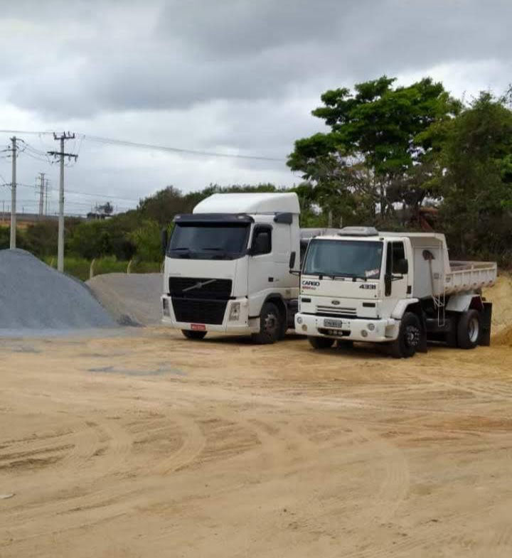 frota base norte areia e pedra